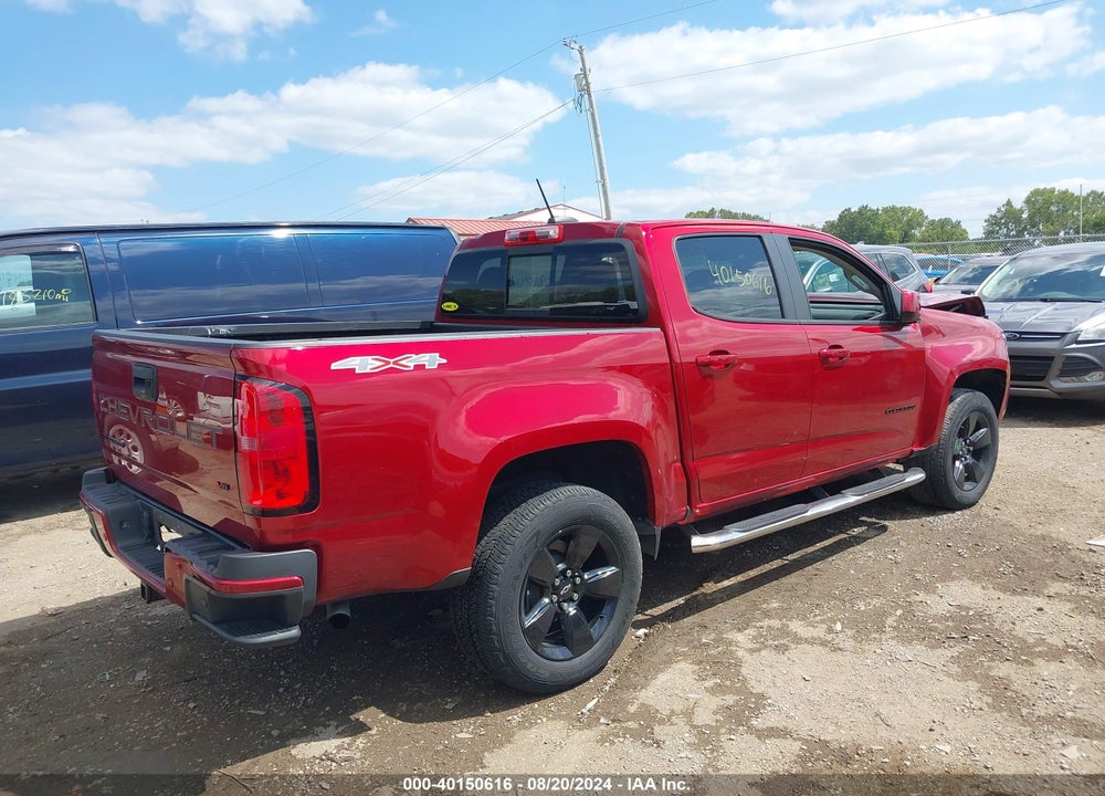 2021 CHEVROLET COLORADO 4WD SHORT BOX LT VIN: 1GCGTCEN9M1287513