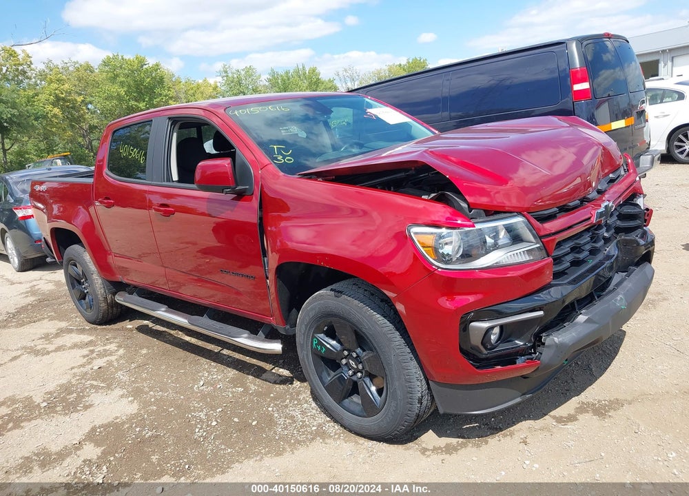 2021 CHEVROLET COLORADO 4WD SHORT BOX LT VIN: 1GCGTCEN9M1287513