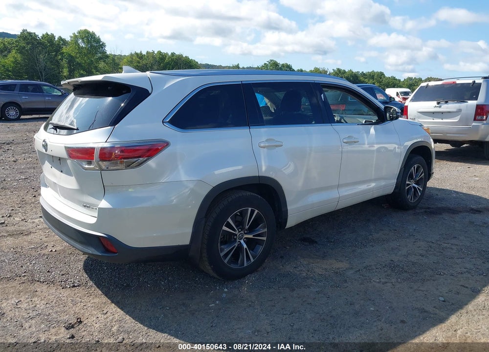 2016 TOYOTA HIGHLANDER XLE V6 VIN: 5TDJKRFH4GS303046