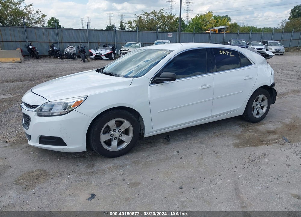 2015 CHEVROLET MALIBU LS VIN: 1G11B5SLXFF313610