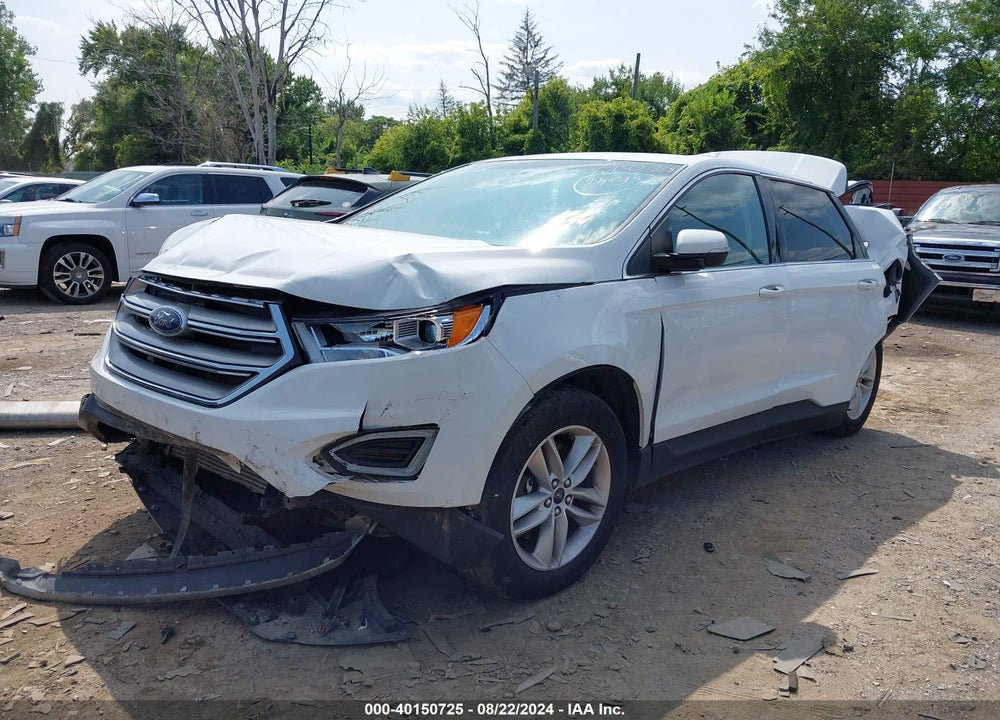 2015 FORD EDGE SEL VIN: 2FMTK4J93FBB72098
