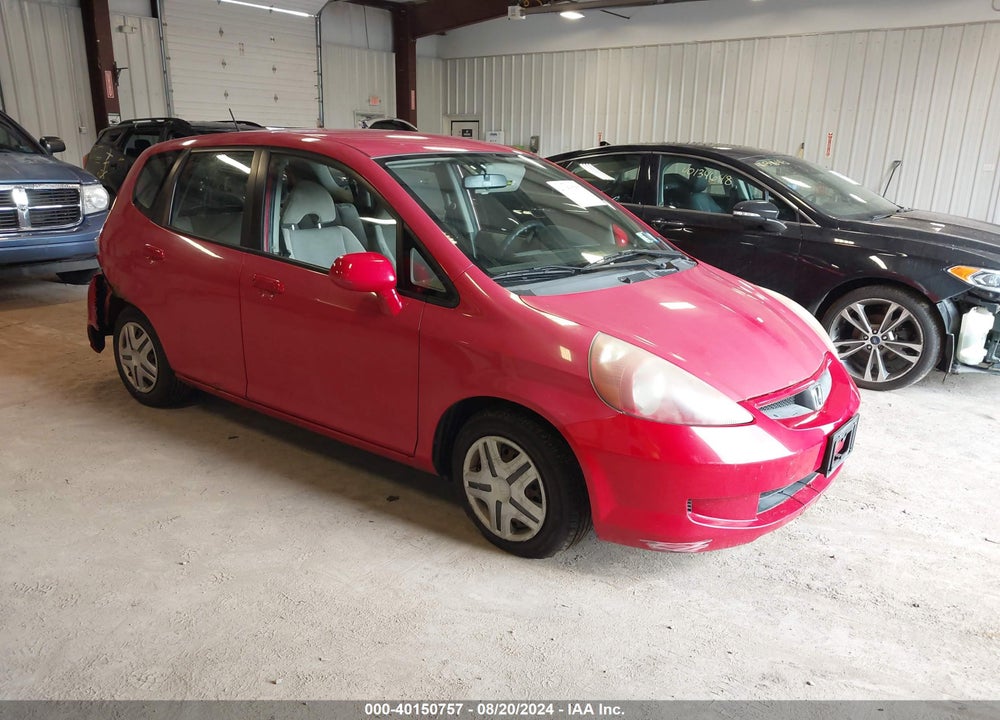 2007 HONDA FIT VIN: JHMGD38417S023053