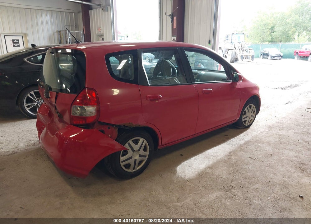 2007 HONDA FIT VIN: JHMGD38417S023053