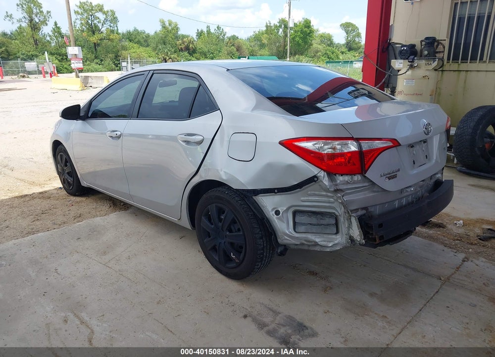 2015 TOYOTA COROLLA LE VIN: 2T1BURHE3FC464335