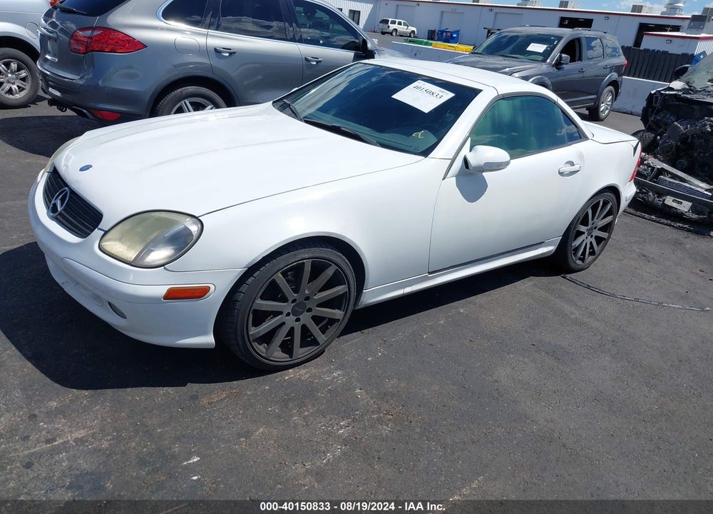 2001 MERCEDES-BENZ SLK 320 VIN: WDBKK65F61F190452