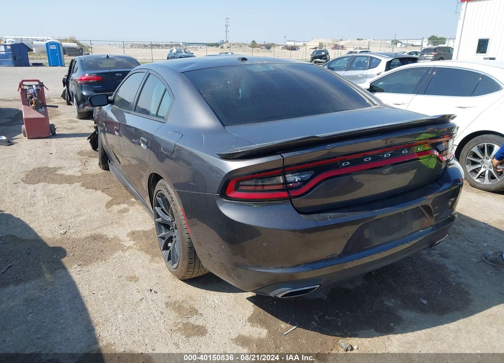 2018 DODGE CHARGER SXT RWD VIN: 2C3CDXBG8JH200999