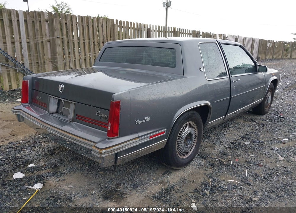 1988 CADILLAC DEVILLE VIN: 1G6CD1152J4338479