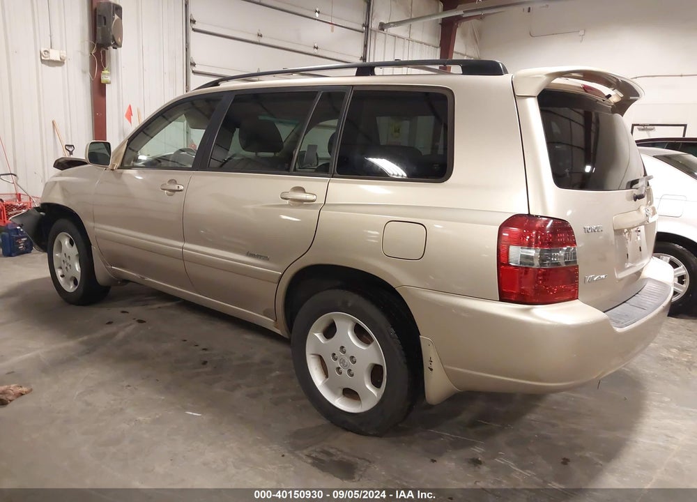 2007 TOYOTA HIGHLANDER LIMITED V6 VIN: JTEEP21A470194378
