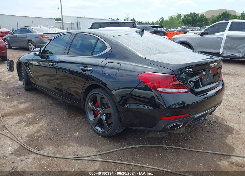 2020 GENESIS G70 3.3T AWD VIN: KMTG34LE9LU064024