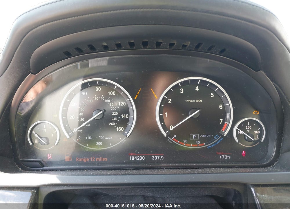 2012 BMW 750LI XDRIVE VIN: WBAKC8C58CC437881