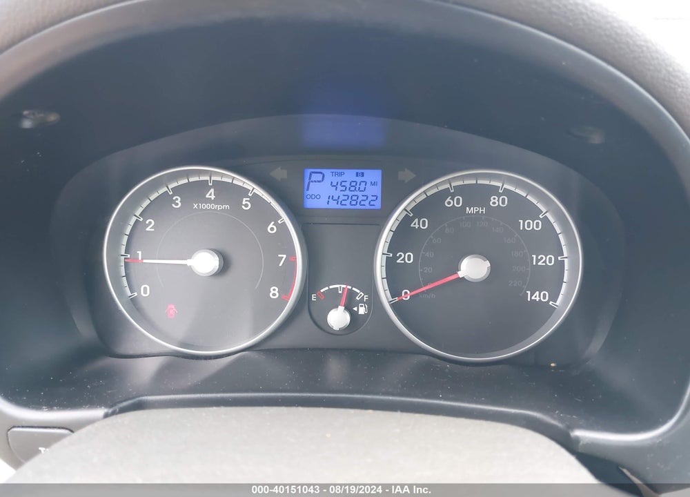 2011 HYUNDAI ACCENT GLS VIN: KMHCN4AC0BU595809
