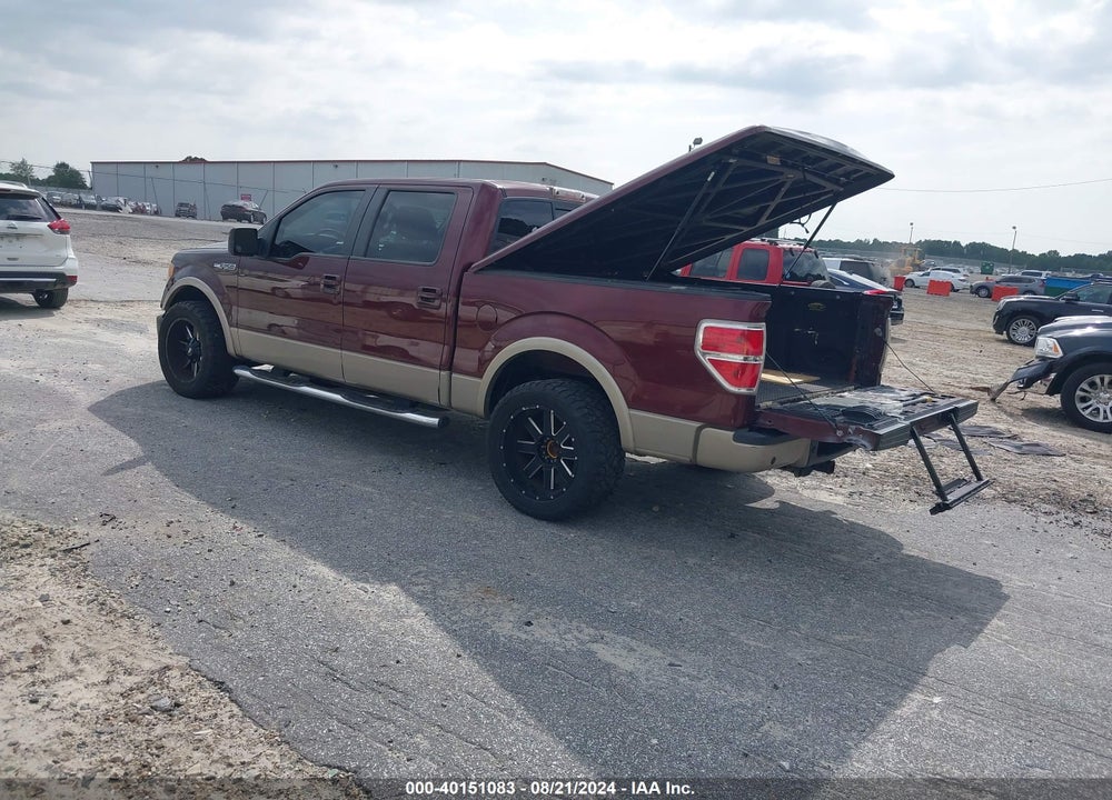 2010 FORD F-150 LARIAT VIN: 1FTFW1CV9AFA40498