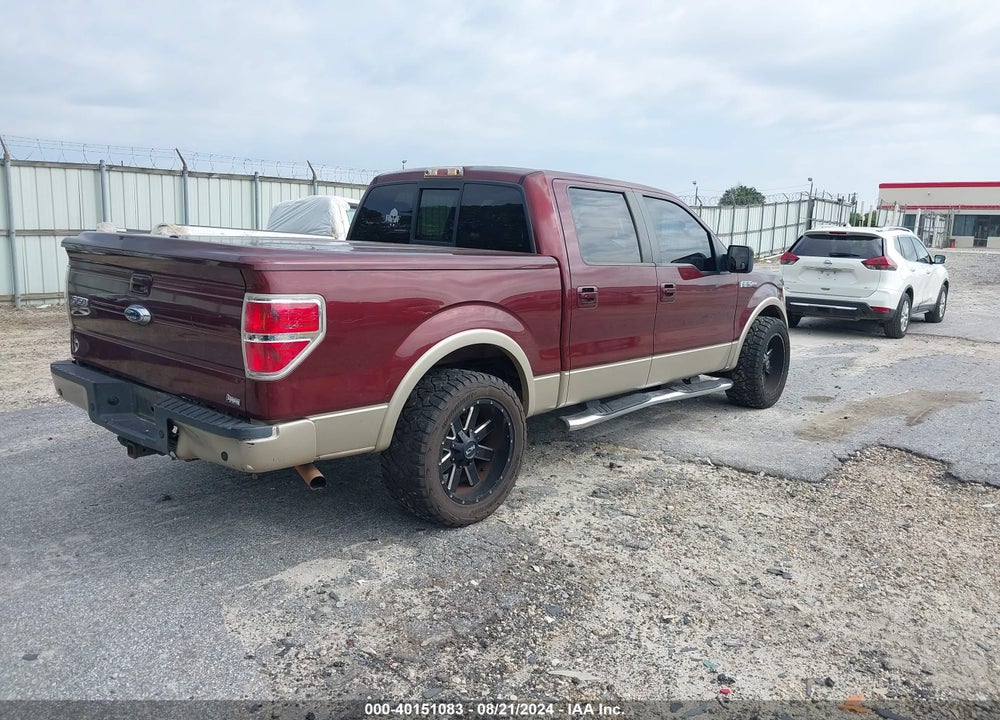2010 FORD F-150 LARIAT VIN: 1FTFW1CV9AFA40498
