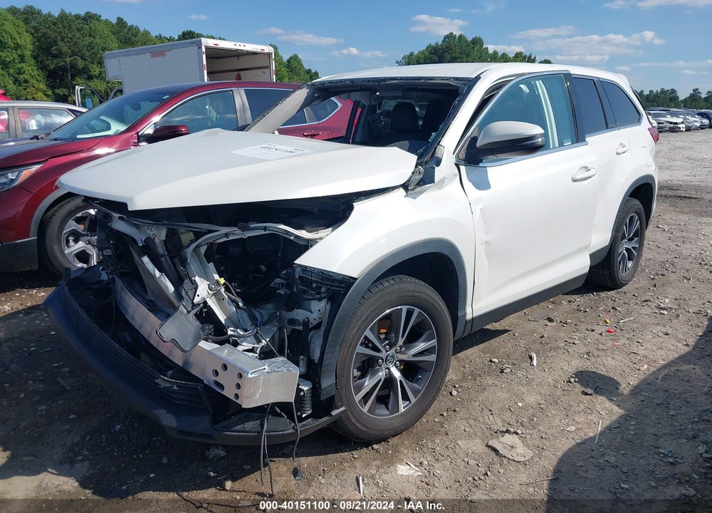 2019 TOYOTA HIGHLANDER LE PLUS VIN: 5TDZZRFH9KS322389