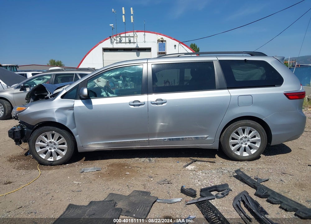2016 TOYOTA SIENNA XLE 7 PASSENGER VIN: 5TDDK3DC8GS133663