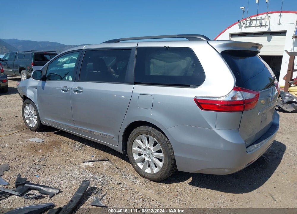 2016 TOYOTA SIENNA XLE 7 PASSENGER VIN: 5TDDK3DC8GS133663