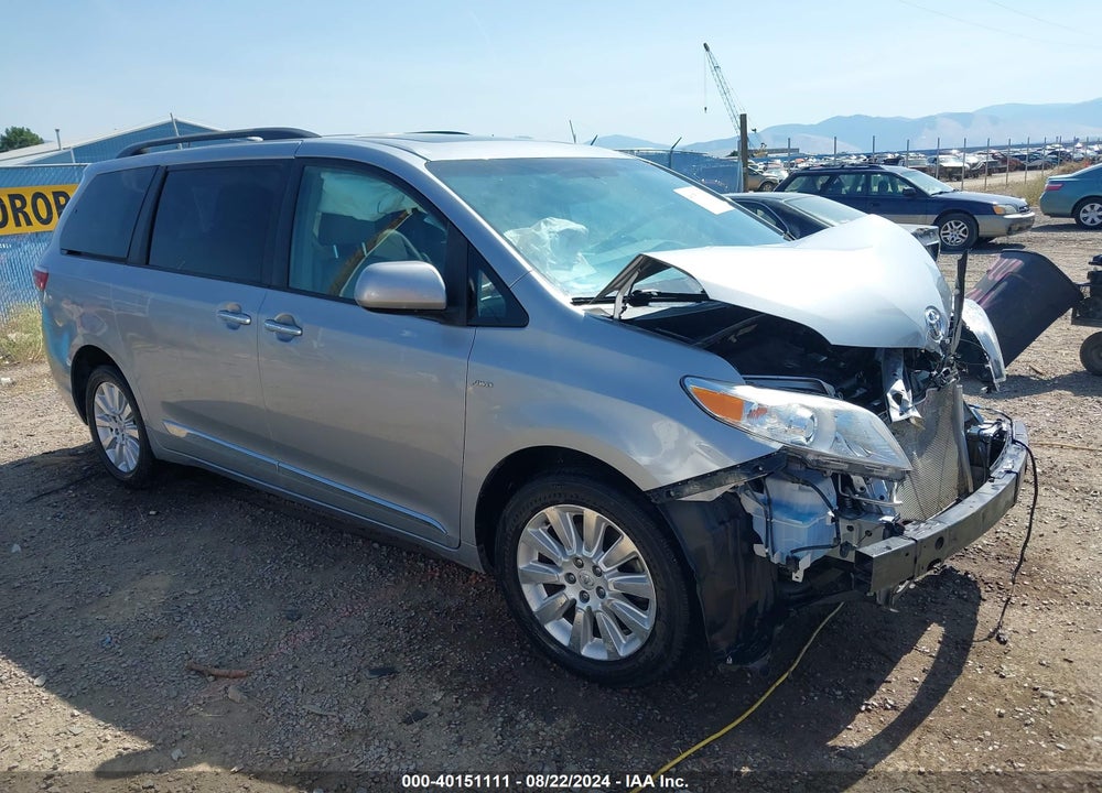 2016 TOYOTA SIENNA XLE 7 PASSENGER VIN: 5TDDK3DC8GS133663