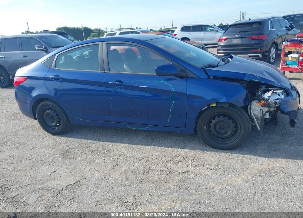 2015 HYUNDAI ACCENT GLS VIN: KMHCT4AE5FU860446