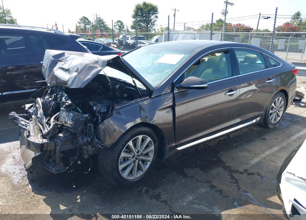 2016 HYUNDAI SONATA LIMITED VIN: 5NPE34AF5GH322444