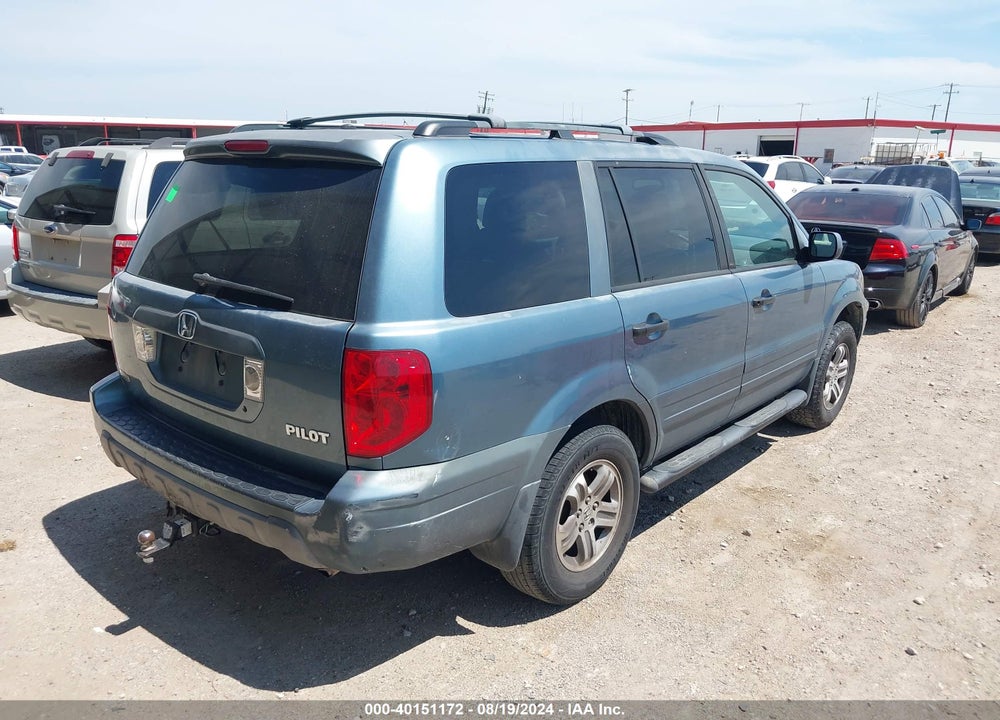 2005 HONDA PILOT EX-L VIN: 2HKYF18695H504508