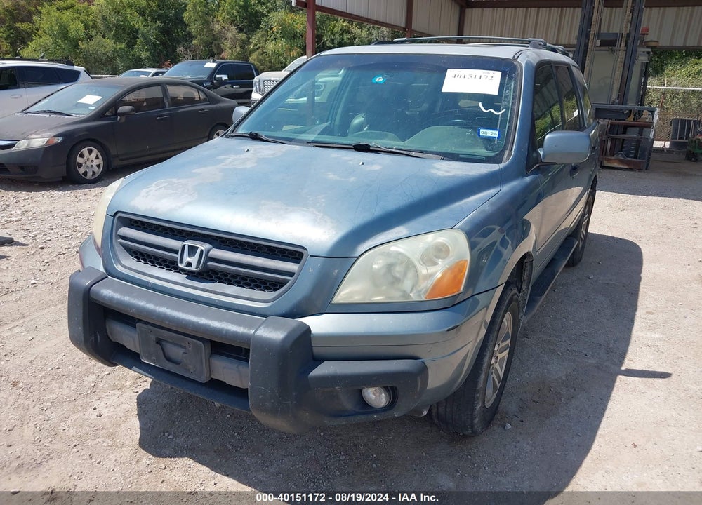 2005 HONDA PILOT EX-L VIN: 2HKYF18695H504508
