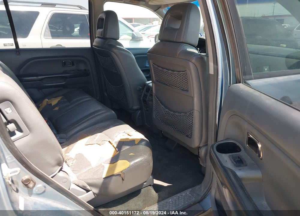 2005 HONDA PILOT EX-L VIN: 2HKYF18695H504508