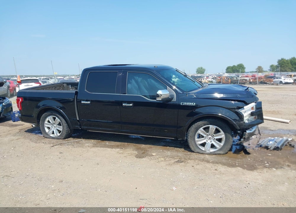 2016 FORD F-150 PLATINUM VIN: 1FTEW1EFXGFB38479