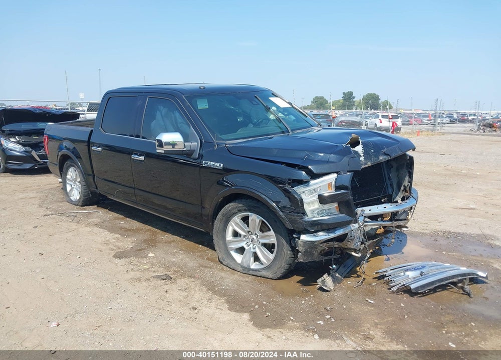 2016 FORD F-150 PLATINUM VIN: 1FTEW1EFXGFB38479