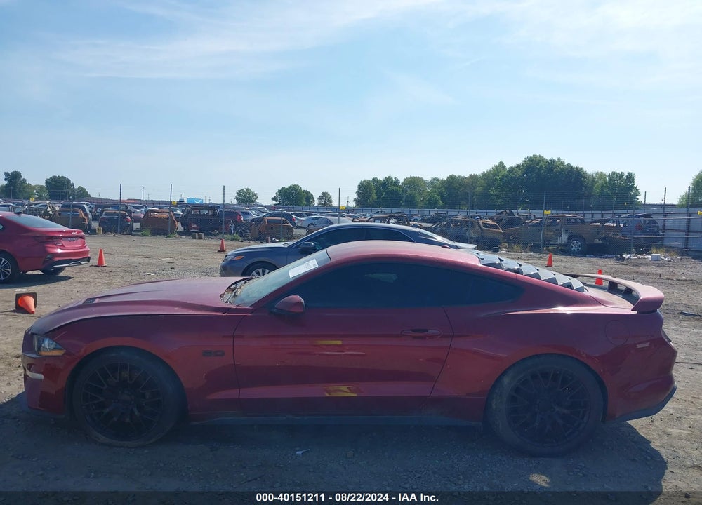 2019 FORD MUSTANG GT VIN: 1FA6P8CF8K5157162
