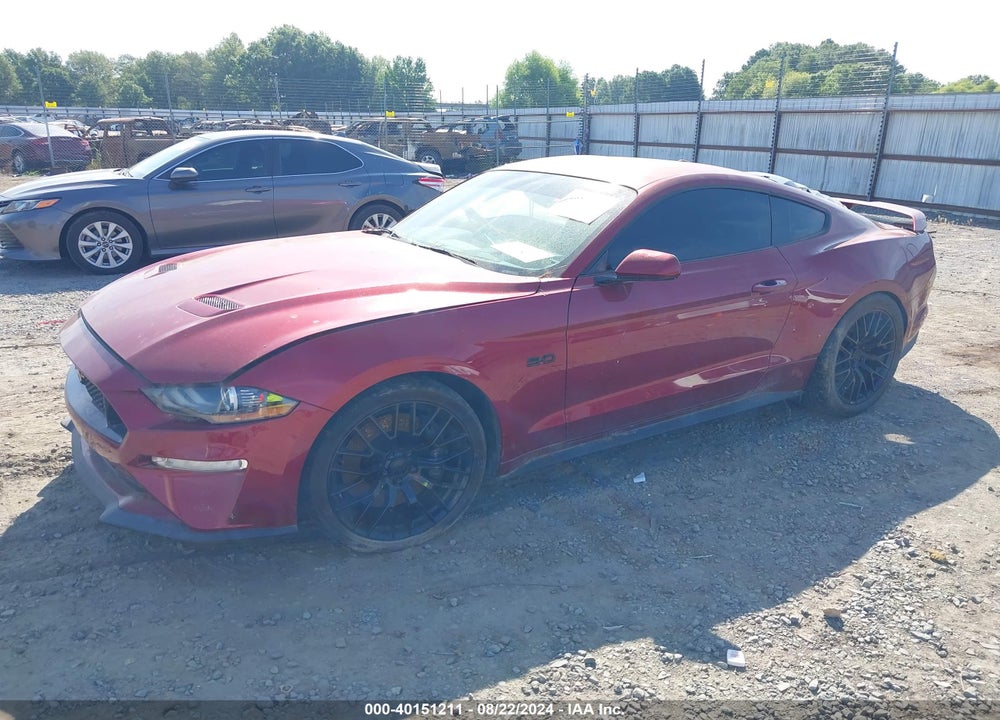 2019 FORD MUSTANG GT VIN: 1FA6P8CF8K5157162