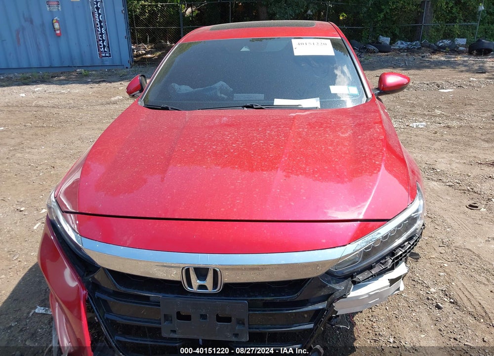 2018 HONDA ACCORD EX-L VIN: 1HGCV1F52JA095178