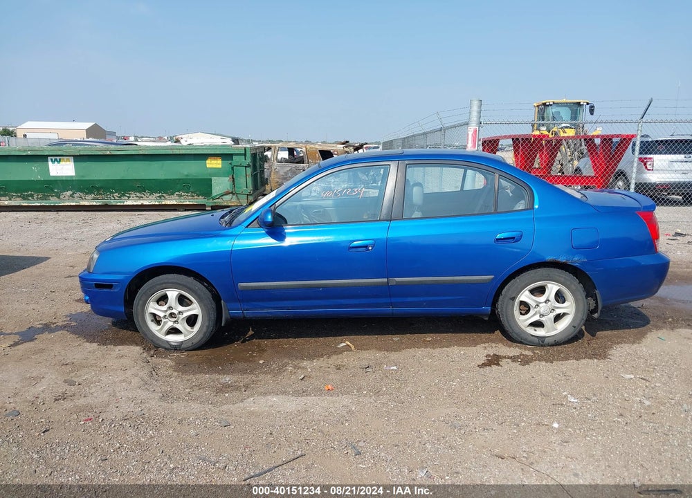 2004 HYUNDAI ELANTRA GLS/GT VIN: KMHDN46D84U737316