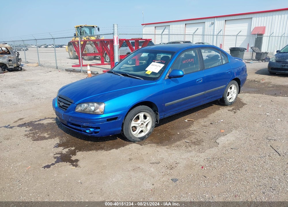 2004 HYUNDAI ELANTRA GLS/GT VIN: KMHDN46D84U737316