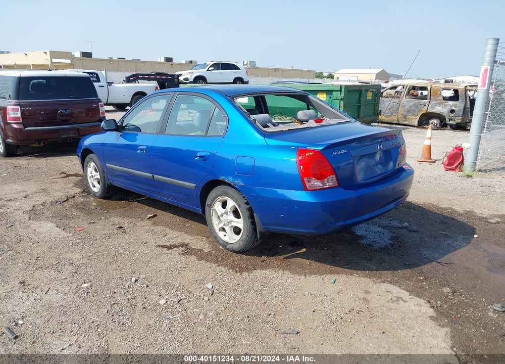 2004 HYUNDAI ELANTRA GLS/GT VIN: KMHDN46D84U737316