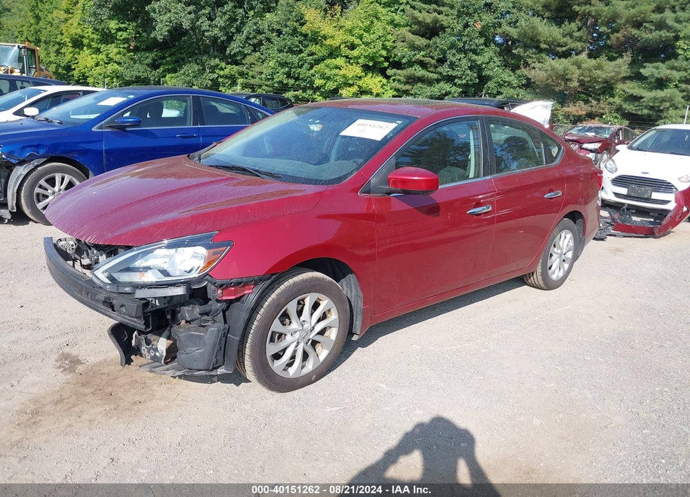 2017 NISSAN SENTRA SV VIN: 3N1AB7AP2HY281077