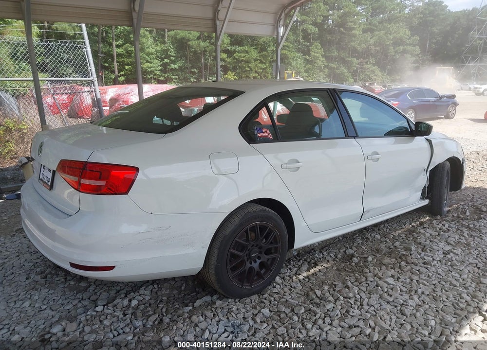 2015 VOLKSWAGEN JETTA 2.0L S VIN: 3VW1K7AJ4FM256076