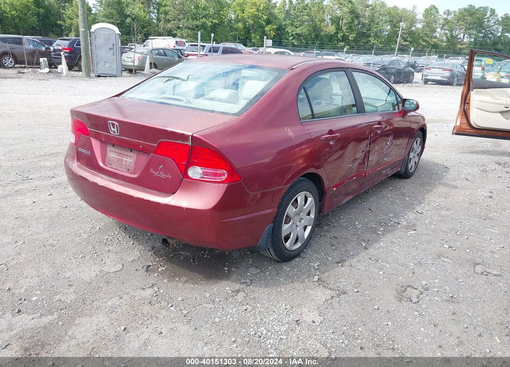 2008 HONDA CIVIC SDN VIN: 1HGFA16528L081403