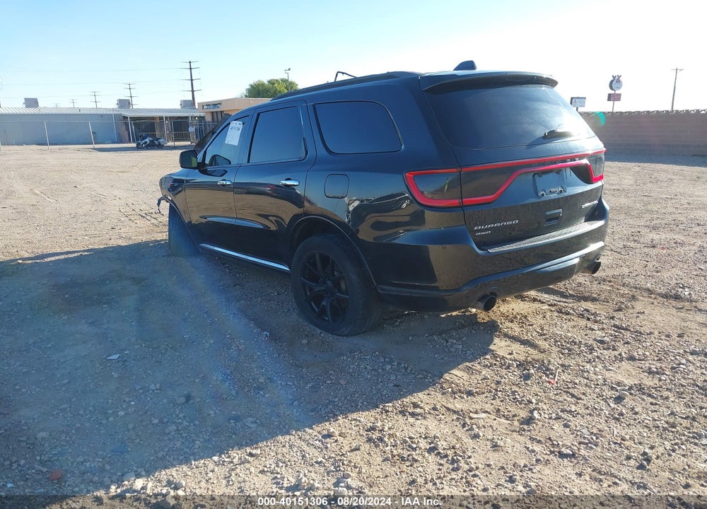 2016 DODGE DURANGO CITADEL VIN: 1C4SDJET4GC402151
