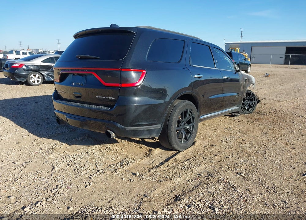2016 DODGE DURANGO CITADEL VIN: 1C4SDJET4GC402151