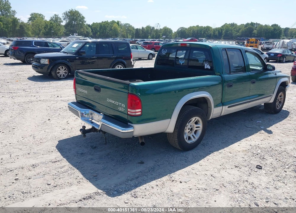 2004 DODGE DAKOTA SLT VIN: 1D7HL48K14S600825