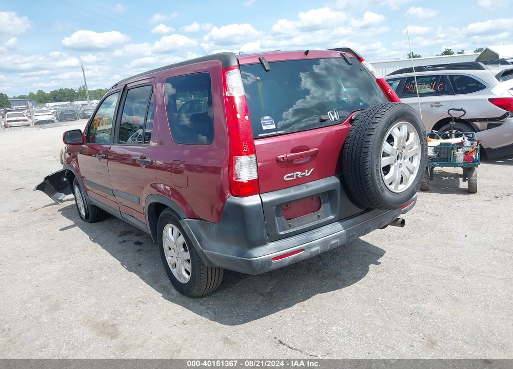 2006 HONDA CR-V EX VIN: SHSRD78826U430128