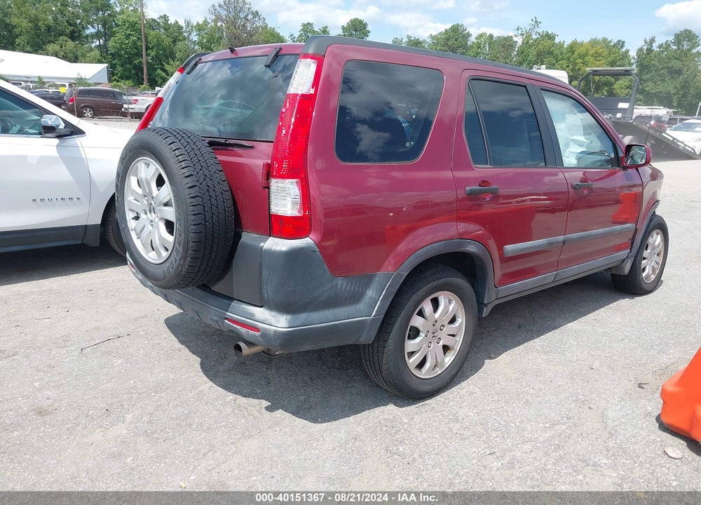 2006 HONDA CR-V EX VIN: SHSRD78826U430128
