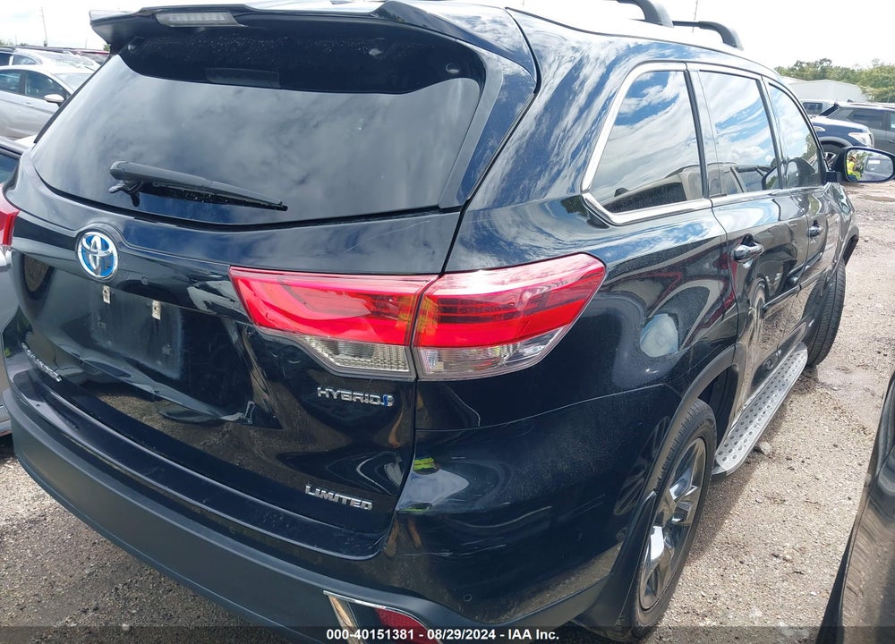 2017 TOYOTA HIGHLANDER HYBRID LIMITED PLATINUM VIN: 5TDDGRFH5HS023295