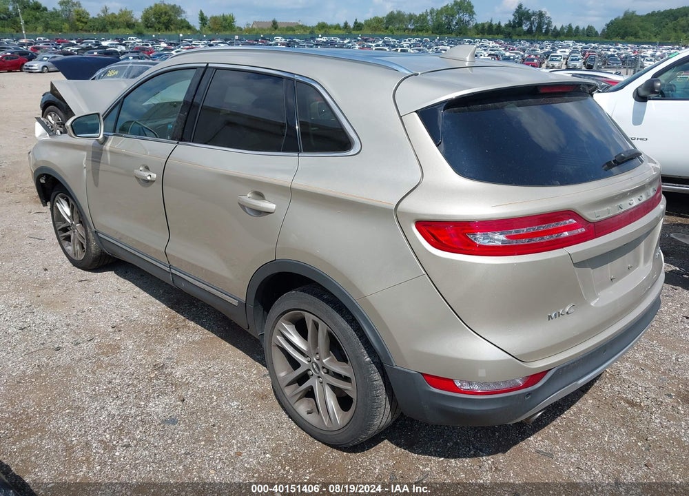 2017 LINCOLN MKC RESERVE VIN: 5LMCJ3D98HUL55905