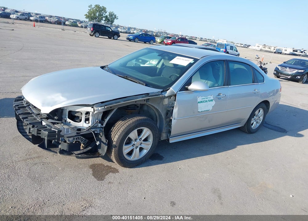 2013 CHEVROLET IMPALA LS VIN: 2G1WF5E38D1138736
