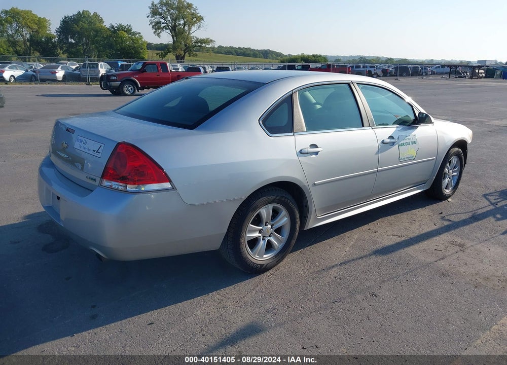 2013 CHEVROLET IMPALA LS VIN: 2G1WF5E38D1138736