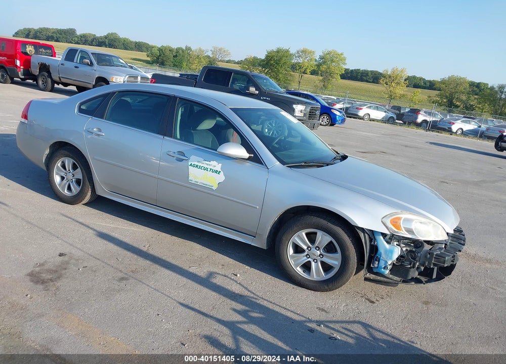 2013 CHEVROLET IMPALA LS VIN: 2G1WF5E38D1138736