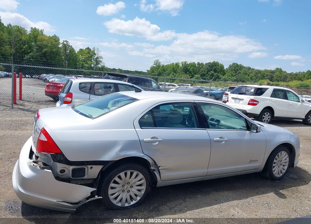2012 FORD FUSION HYBRID VIN: 3FADP0L3XCR447478