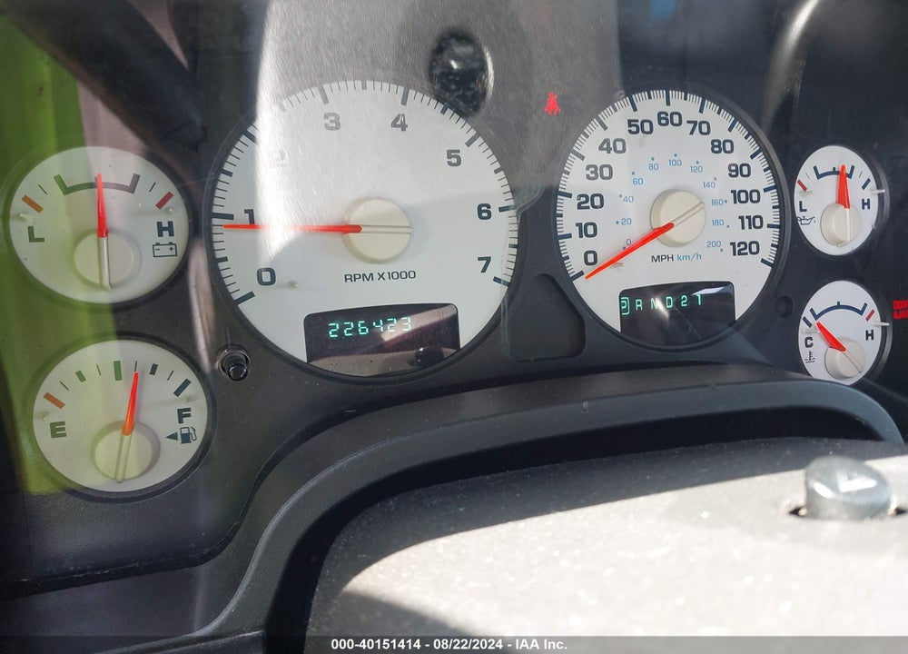 2005 DODGE RAM 1500 SLT/LARAMIE VIN: 1D7HA18N35S196328