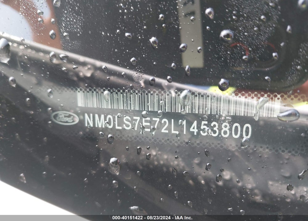 2020 FORD TRANSIT CONNECT XL VIN: NM0LS7E72L1453800